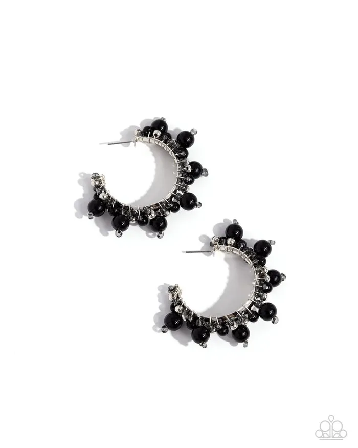 Paparazzi Jewelry Earrings Paparazzi Earring Elite Expense Black Paparazzi Jewelry Earrings Paparazzi Earring Elite Expense Black