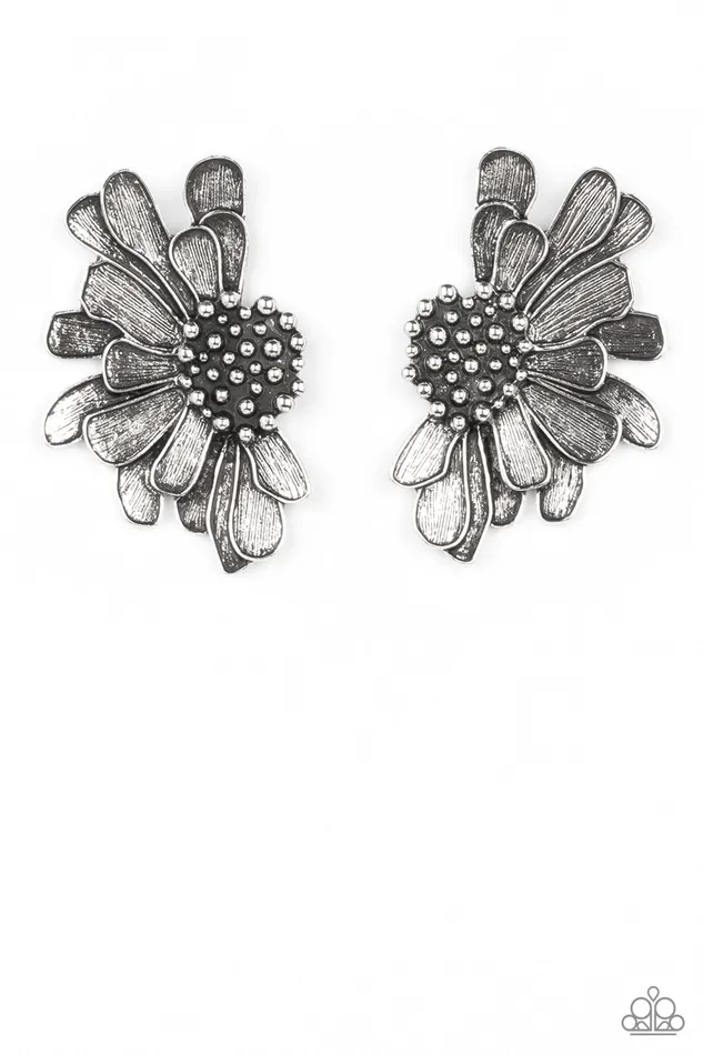 Paparazzi Jewelry Earrings Paparazzi Earring Farmstead Meadow Silver