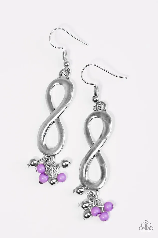 Paparazzi Jewelry Earrings Paparazzi Earring Forever After Purple