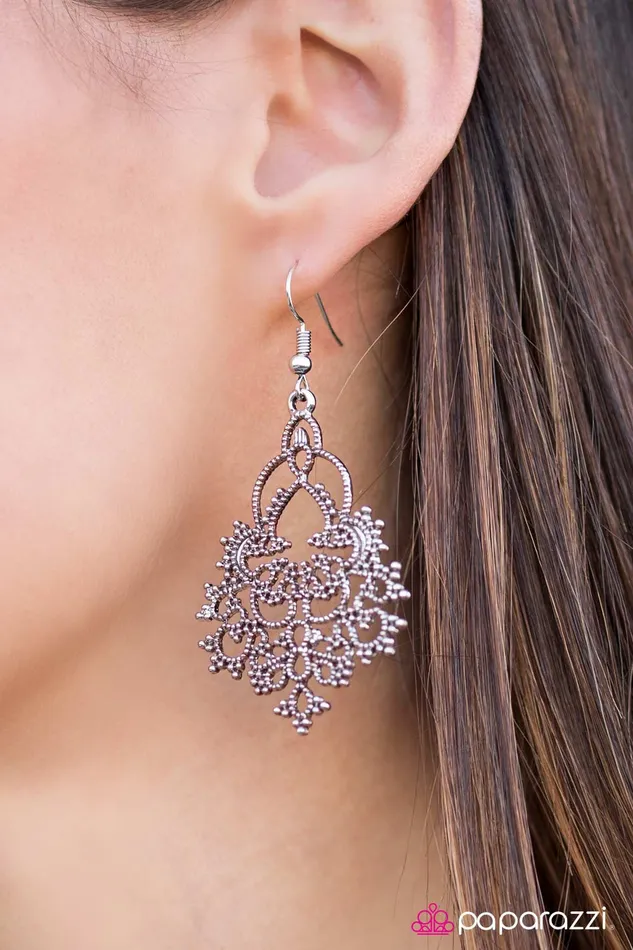 Paparazzi Jewelry Earrings Paparazzi Earring Hyacinth Haven Brown