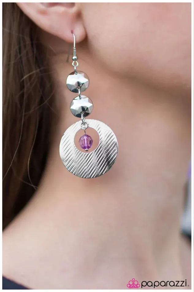 Paparazzi Jewelry Earrings Paparazzi Earring The Fast Lane Purple