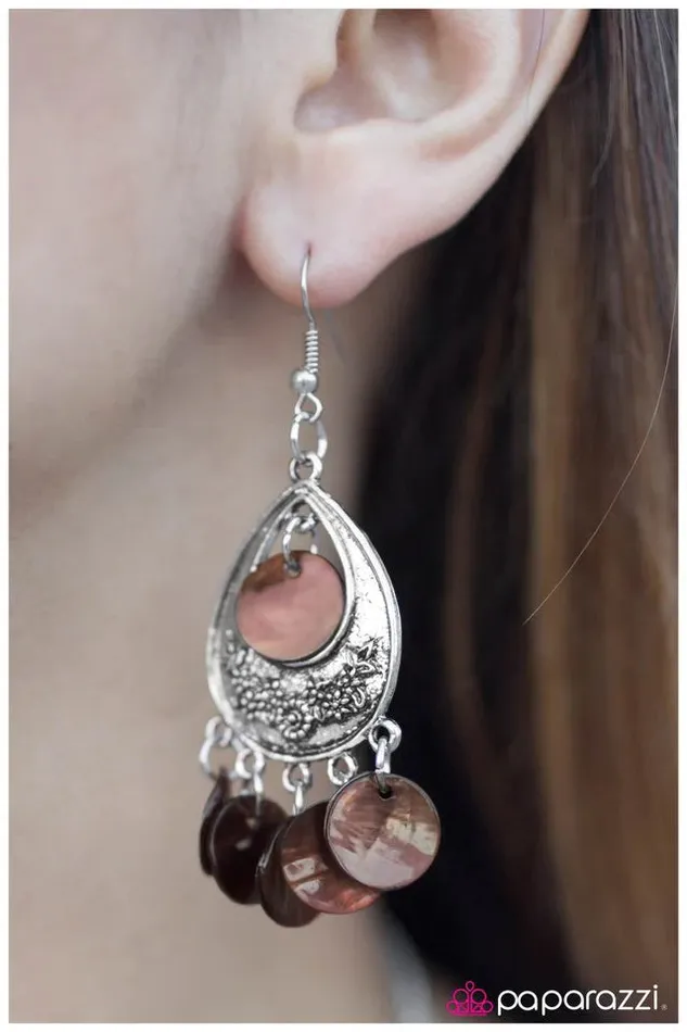 Paparazzi Jewelry Earrings Paparazzi Earring Truth Be Told Brown
