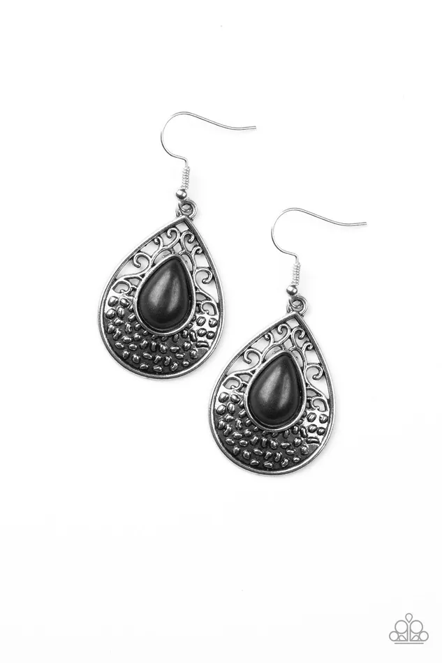 Paparazzi Jewelry Earrings Paparazzi Earring Tucson Tunes Black