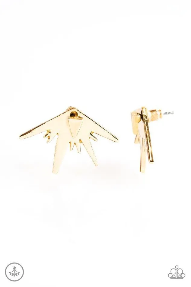 Paparazzi Jewelry Earrings Paparazzi Earrings Electric Edge Gold Paparazzi Jewelry Earrings Paparazzi Earrings Electric Edge Gold
