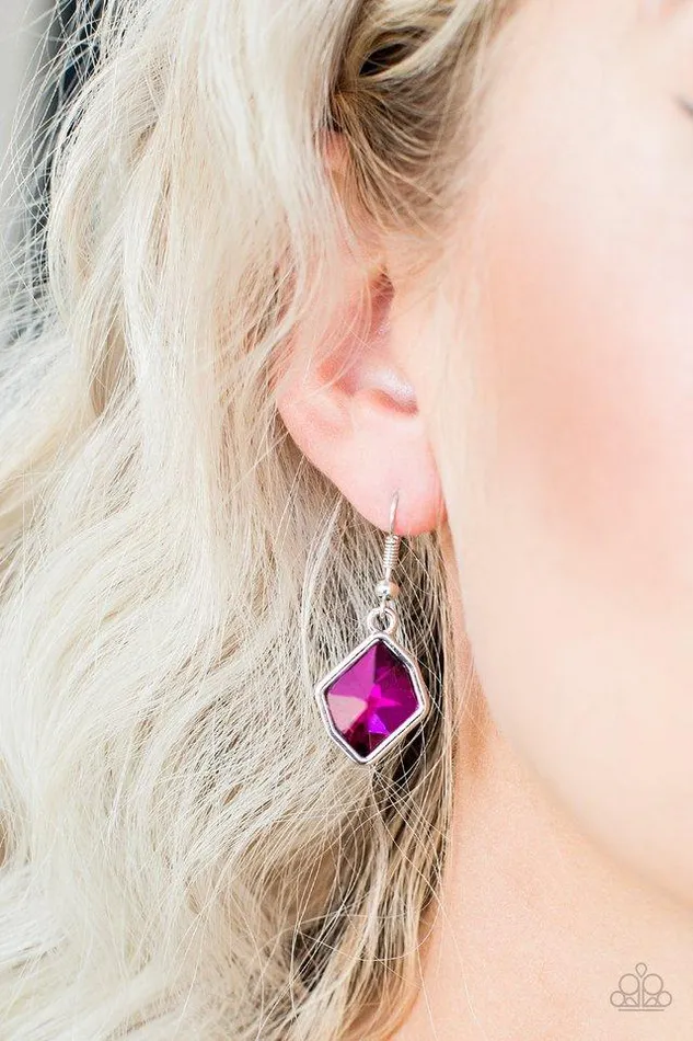 Paparazzi Jewelry Earrings Paparazzi Earrings Glow It Up Pink