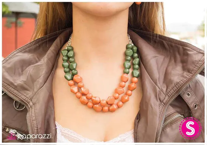 Paparazzi Jewelry Necklaces Paparazzi Necklace Abundantly Alluring Orange