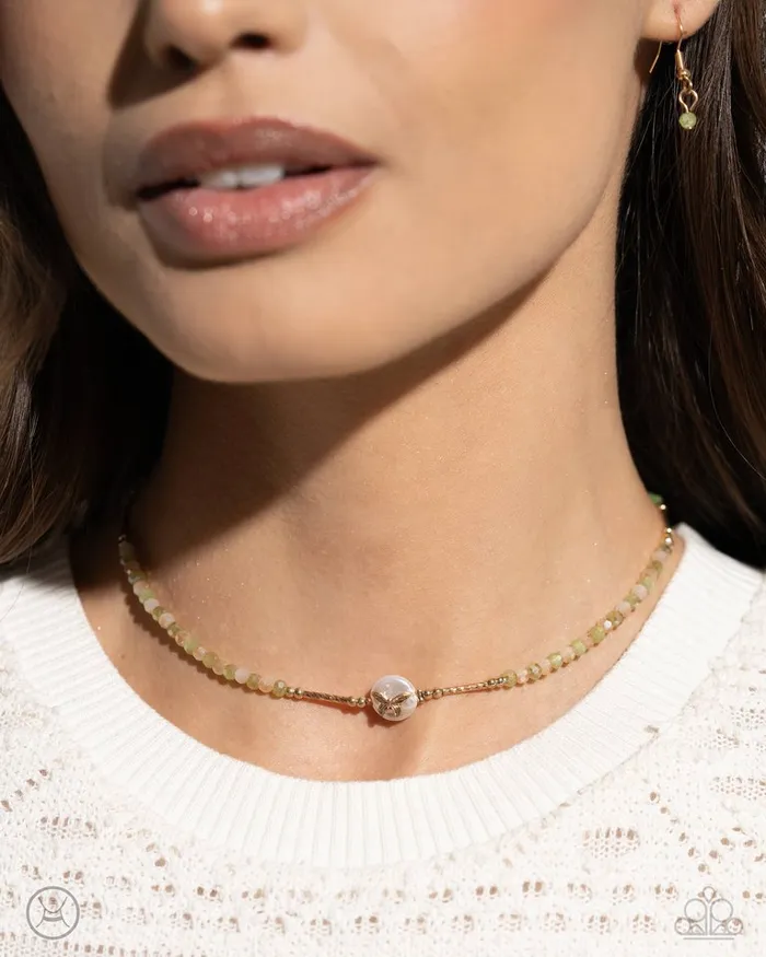 Paparazzi Jewelry Necklaces Paparazzi Necklace Aerial Action Green