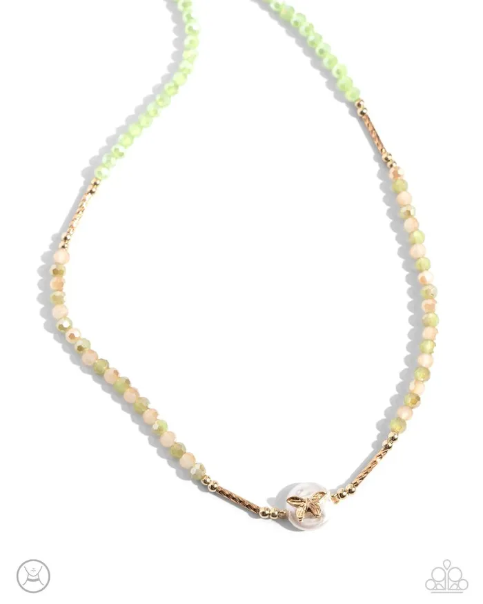 Paparazzi Jewelry Necklaces Paparazzi Necklace Aerial Action Green Paparazzi Jewelry Necklaces Paparazzi Necklace Aerial Action Green