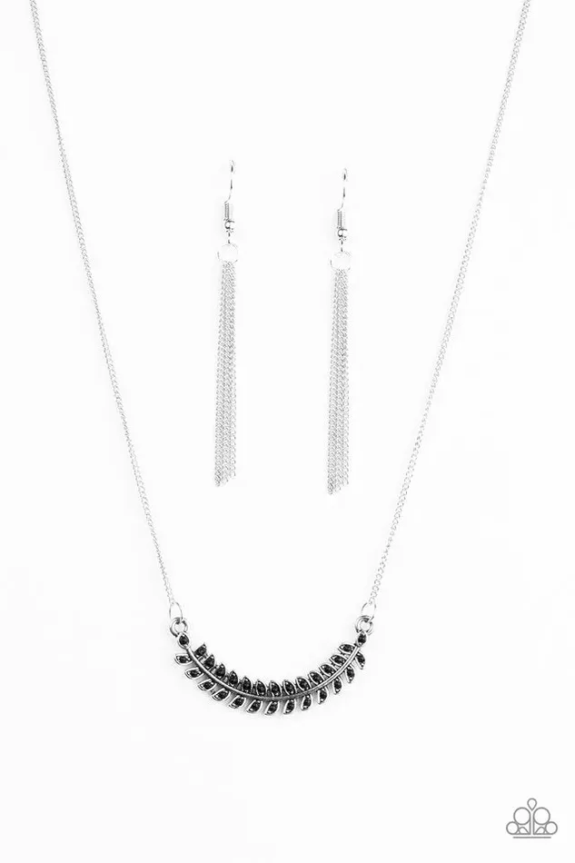 Paparazzi Jewelry Necklaces Paparazzi Necklace Flying Colors Black