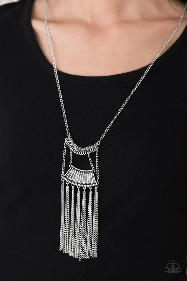 Paparazzi Jewelry Necklaces Paparazzi Necklace Glam Goddess Silver