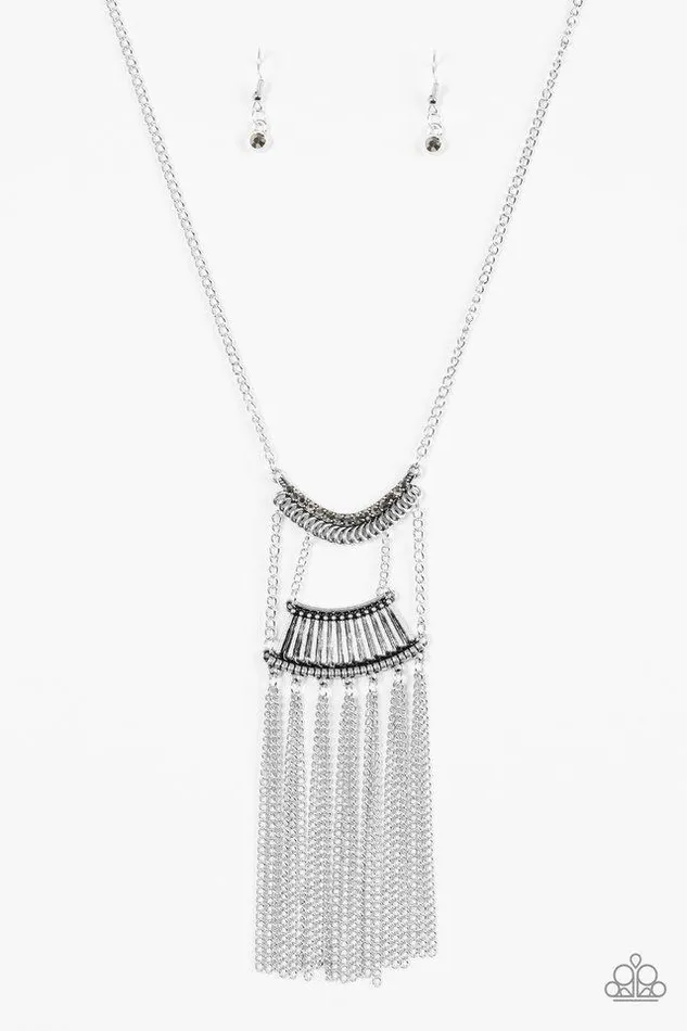Paparazzi Jewelry Necklaces Paparazzi Necklace Glam Goddess Silver