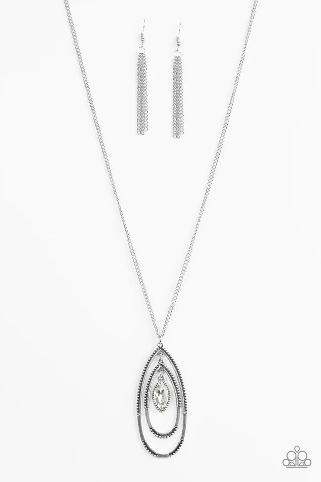 Paparazzi Jewelry Necklaces Paparazzi Necklace I Outrank You White