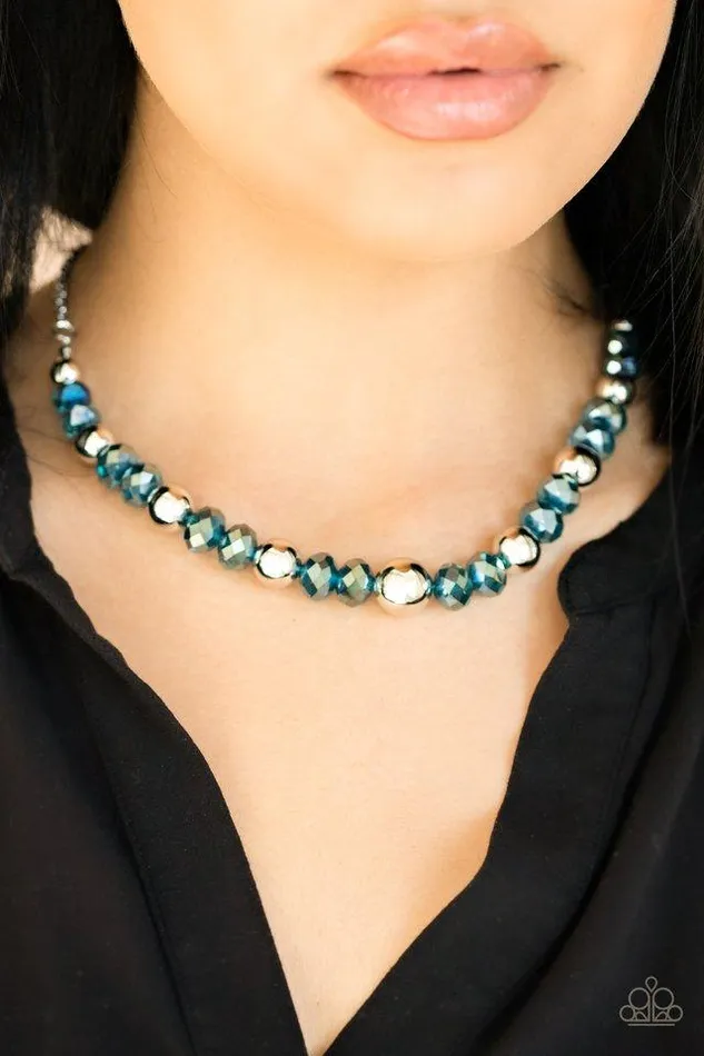 Paparazzi Jewelry Necklaces Paparazzi Necklace Jewel Jam Blue