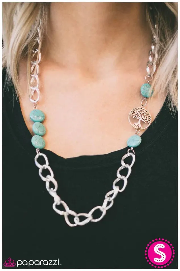 Paparazzi Jewelry Necklaces Paparazzi Necklace Little Big Town Blue