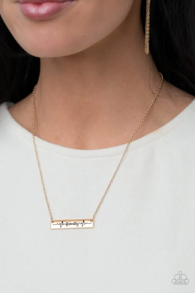 Paparazzi Jewelry Necklaces Paparazzi Necklace Living The Mom Life Gold