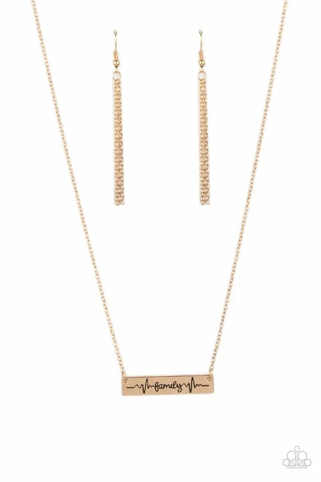 Paparazzi Jewelry Necklaces Paparazzi Necklace Living The Mom Life Gold