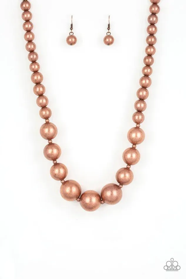Paparazzi Jewelry Necklaces Paparazzi Necklace Living Up To Reputation Copper