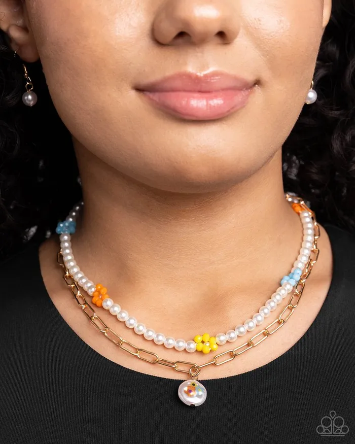 Paparazzi Jewelry Necklaces Paparazzi Necklace Painted Pageantry Multi