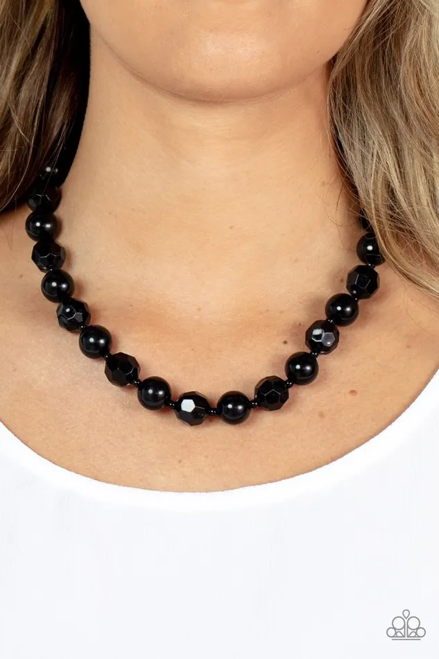 Paparazzi Jewelry Necklaces Paparazzi Necklace Popping Promenade Black
