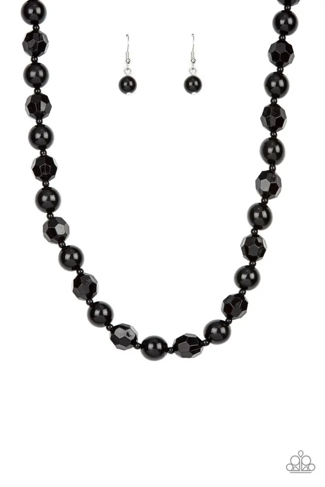 Paparazzi Jewelry Necklaces Paparazzi Necklace Popping Promenade Black Paparazzi Jewelry Necklaces Paparazzi Necklace Popping Promenade Black