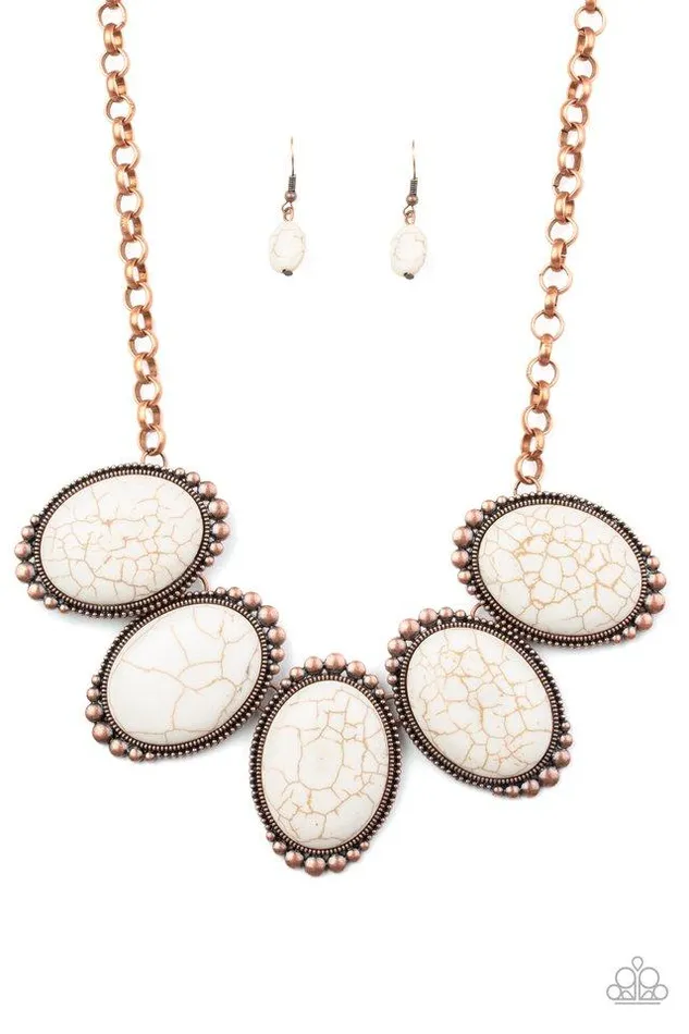Paparazzi Jewelry Necklaces Paparazzi Necklace Prairie Goddess Copper
