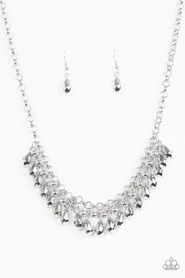Paparazzi Jewelry Necklaces Paparazzi Necklace Prima DIVA Silver