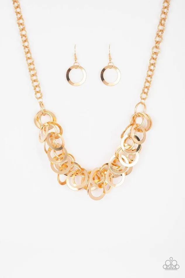 Paparazzi Jewelry Necklaces Paparazzi Necklace Ringing In The Bling Gold Paparazzi Jewelry Necklaces Paparazzi Necklace Ringing In The Bling Gold