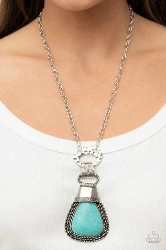 Paparazzi Jewelry Necklaces Paparazzi Necklace Rodeo Royale Blue