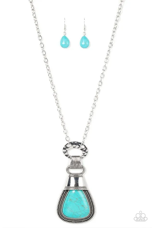 Paparazzi Jewelry Necklaces Paparazzi Necklace Rodeo Royale Blue Paparazzi Jewelry Necklaces Paparazzi Necklace Rodeo Royale Blue