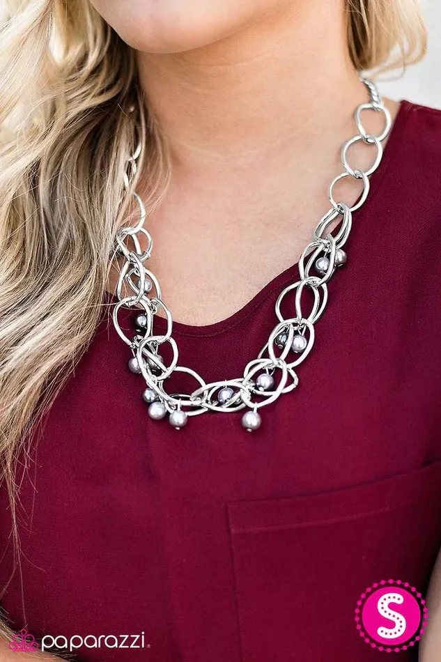 Paparazzi Jewelry Necklaces Paparazzi Necklace Season Premiere Silver