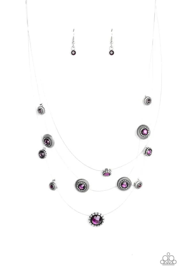 Paparazzi Jewelry Necklaces Paparazzi Necklace SHEER Thing Purple