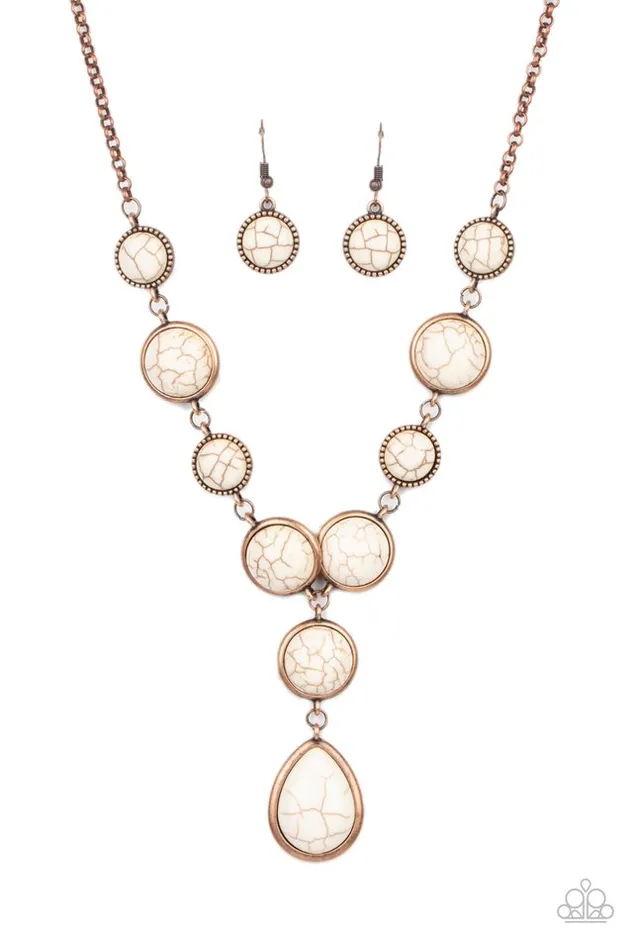 Paparazzi Jewelry Necklaces Paparazzi Necklace Terrestrial Trailblazer Copper Paparazzi Jewelry Necklaces Paparazzi Necklace Terrestrial Trailblazer Copper