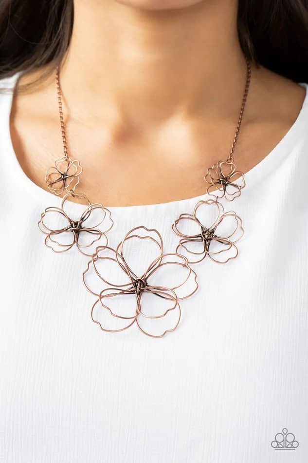 Paparazzi Jewelry Necklaces Paparazzi Necklace The Show Must GROW On Copper