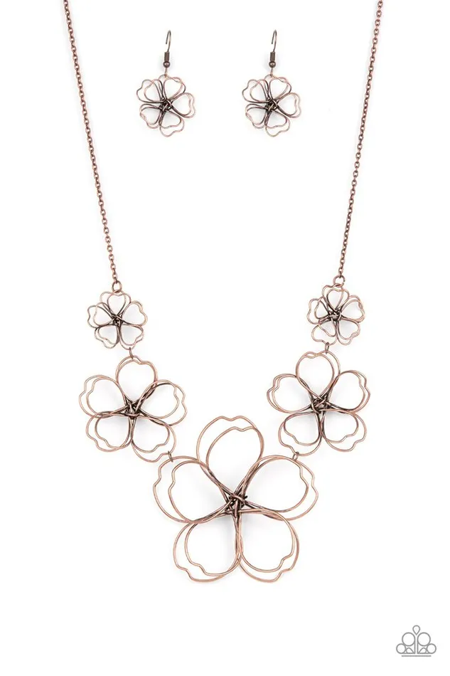 Paparazzi Jewelry Necklaces Paparazzi Necklace The Show Must GROW On Copper Paparazzi Jewelry Necklaces Paparazzi Necklace The Show Must GROW On Copper