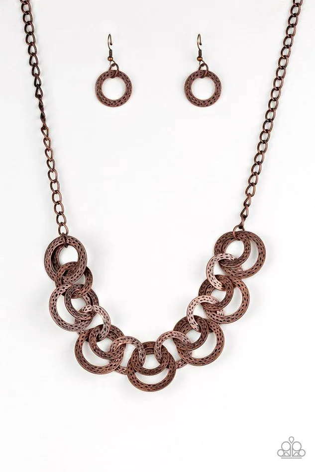 Paparazzi Jewelry Necklaces Paparazzi Necklace Treasure Tease Copper