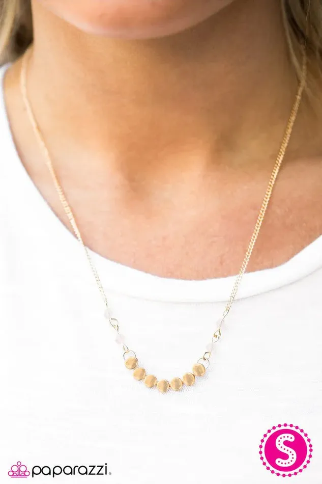 Paparazzi Jewelry Necklaces Paparazzi Necklace Up Your Glow Gold