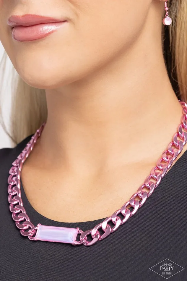 Paparazzi Jewelry Necklaces Paparazzi Necklace Urban Royalty Pink