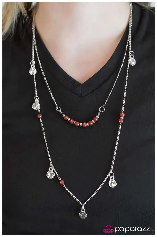Paparazzi Jewelry Necklaces Paparazzi Necklace Whats Your Sign Red