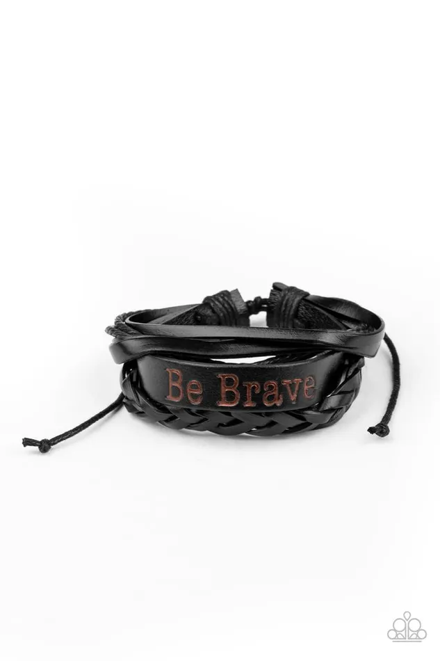 Paparazzi Jewelry Paparazzi Bracelet Brave Soul Black Bracelets Paparazzi Jewelry Paparazzi Bracelet Brave Soul Black Bracelets