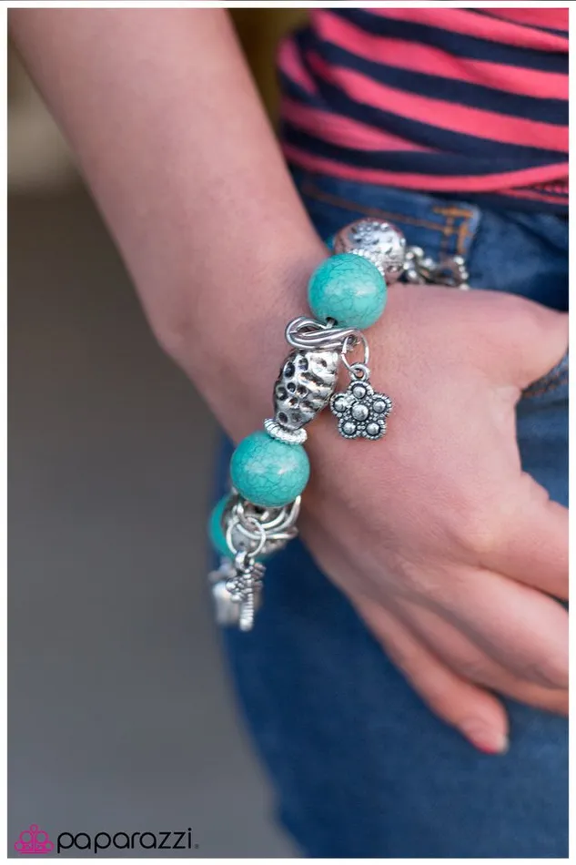 Paparazzi Jewelry Paparazzi Bracelet Come To Think Of It Blue Bracelets