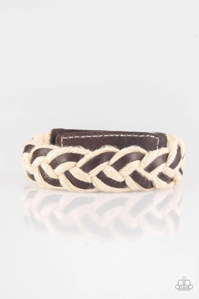 Paparazzi Jewelry Paparazzi Bracelet Outback Outlaw Brown Bracelets