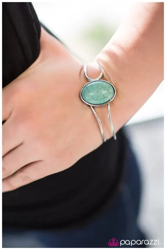 Paparazzi Jewelry Paparazzi Bracelet Painted Desert Blue Bracelets