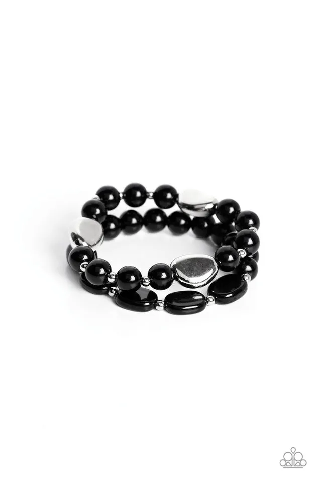 Paparazzi Jewelry Paparazzi Bracelet Roadhouse Renegade Black Bracelets Paparazzi Jewelry Paparazzi Bracelet Roadhouse Renegade Black Bracelets