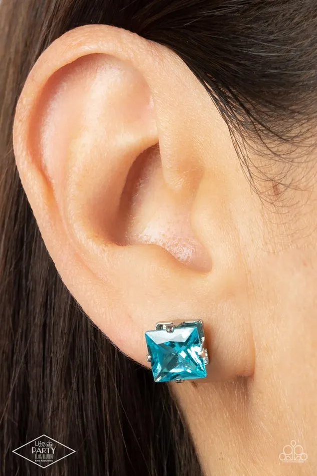 Paparazzi Jewelry Paparazzi Earring Girls Will Be Girls Blue Earrings