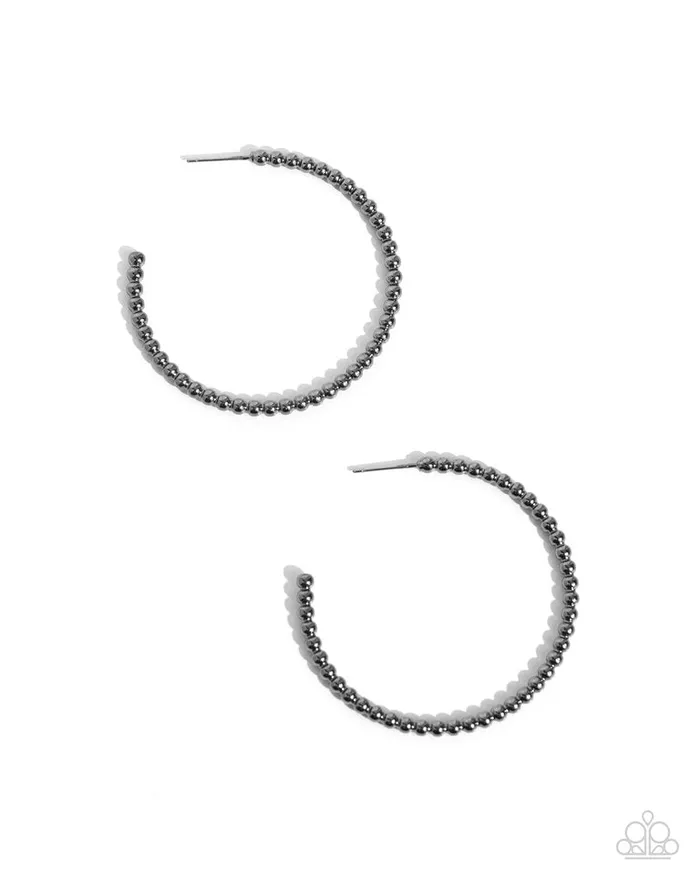 Paparazzi Jewelry Paparazzi Earring Manufactured Monochromatic Black Earrings Paparazzi Jewelry Paparazzi Earring Manufactured Monochromatic Black Earrings