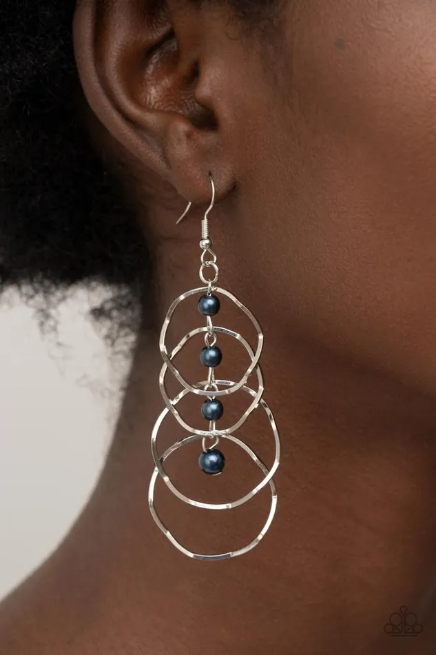 Paparazzi Jewelry Paparazzi Earring Pearl Palooza Blue Earrings
