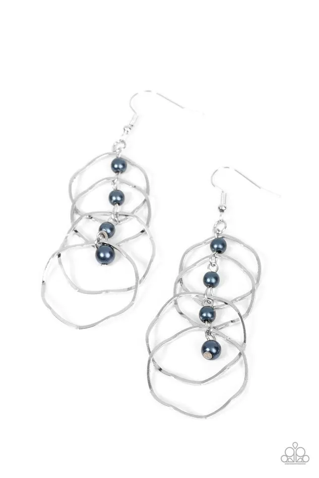 Paparazzi Jewelry Paparazzi Earring Pearl Palooza Blue Earrings Paparazzi Jewelry Paparazzi Earring Pearl Palooza Blue Earrings