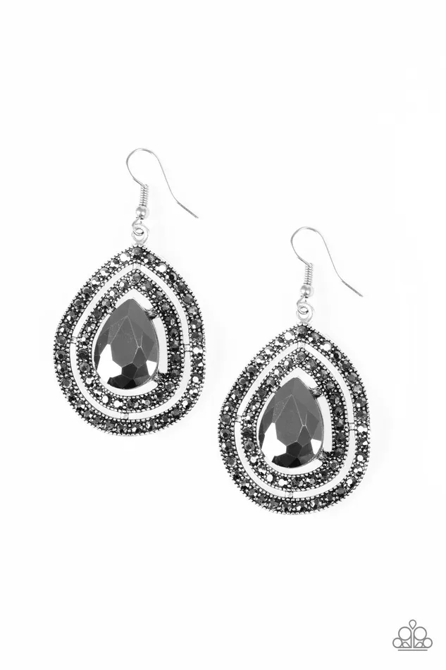 Paparazzi Jewelry Paparazzi Earring Royal Squad Silver Earrings
