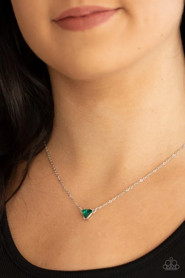 Paparazzi Jewelry Paparazzi Necklace Downright Dainty Green Necklaces