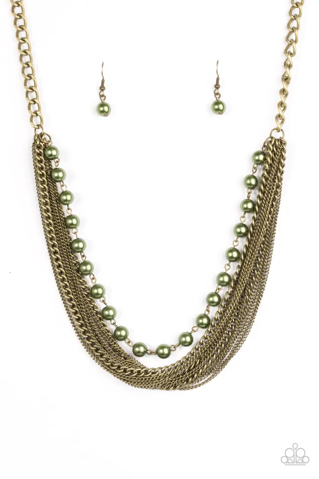 Paparazzi Jewelry Paparazzi Necklace Fierce Fashion Green Necklaces